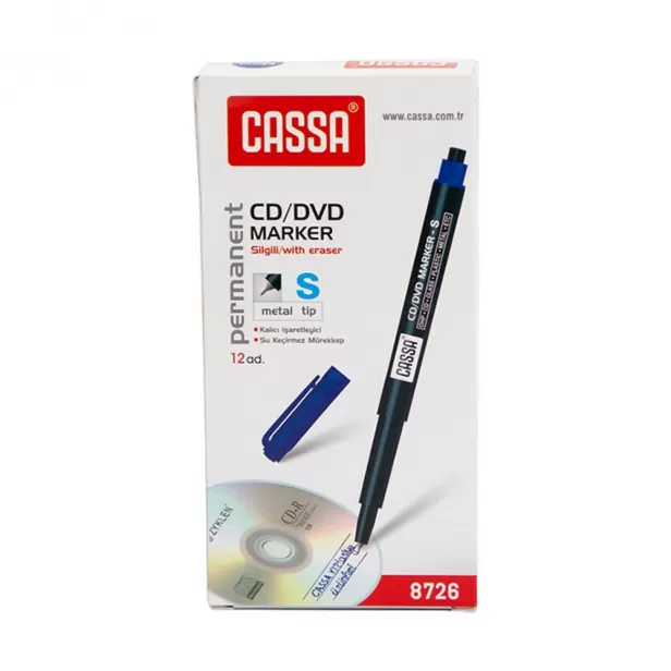 CD ve DVD permanent marker, silgili, S tipi 8726